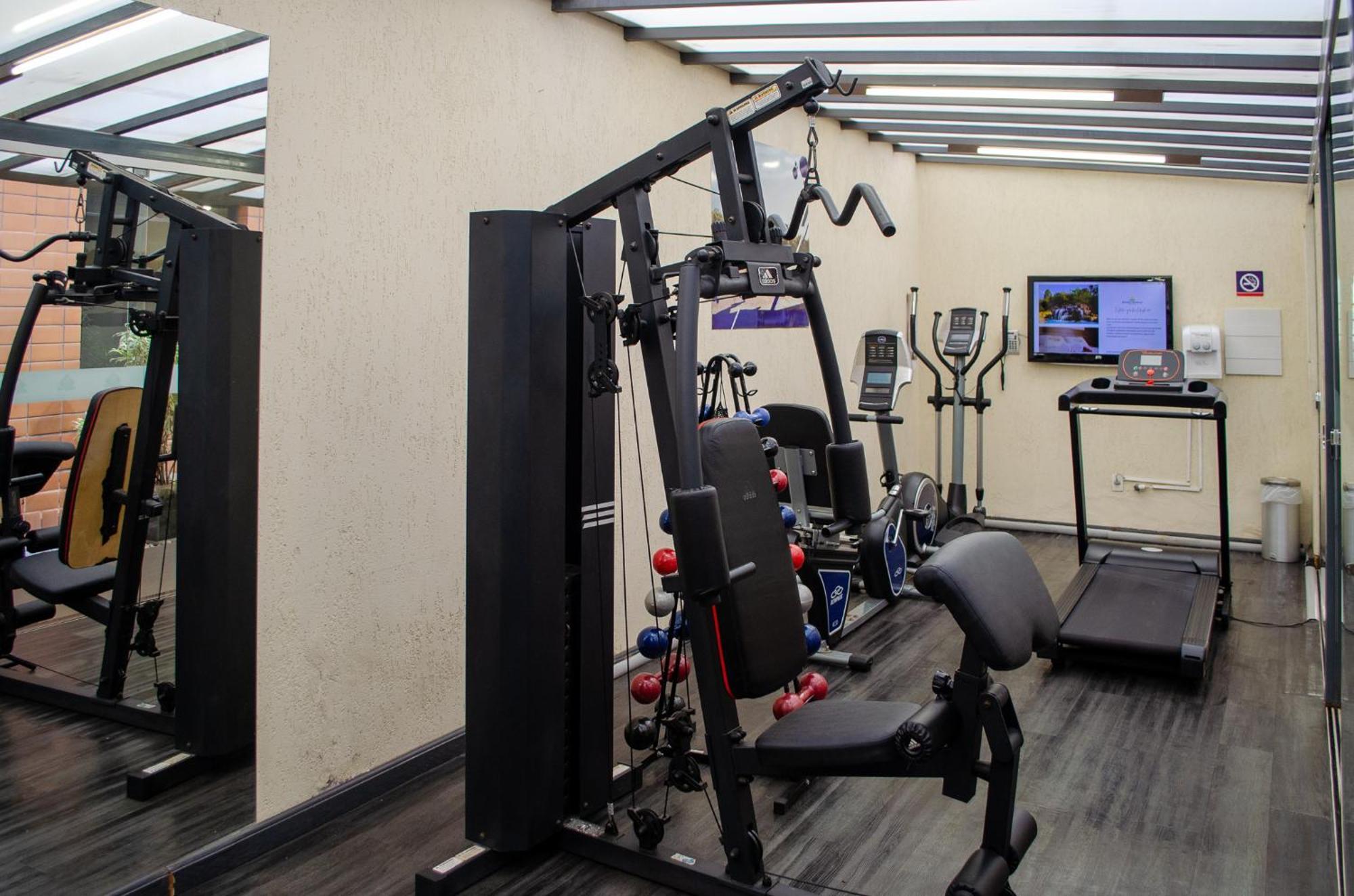 Royal Boutique Savassi Hotel Belo Horizonte Zewnętrze zdjęcie A gym at the hotel